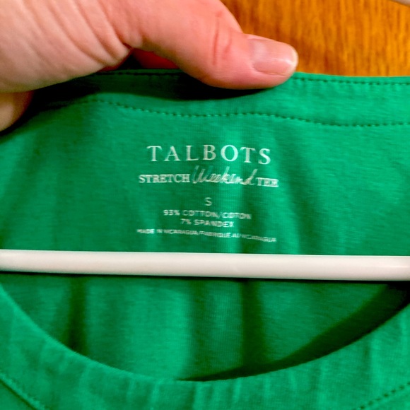 Talbots Scoop Neck Tee - Picture 5 of 7